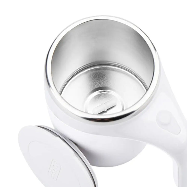 380ml Automatic Self Stirring Mug Coffee Milk Fruits Mixing Cup Electric Stainless Steel Lazy Rotating Mug Magnetic Stirring Cup