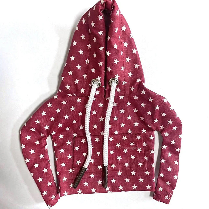 Winter Fashion Hoodie Car Gear Shift Knob Cover Manual Handle Gear Shift Decor Automatic Magical Christmas Interior Accessories