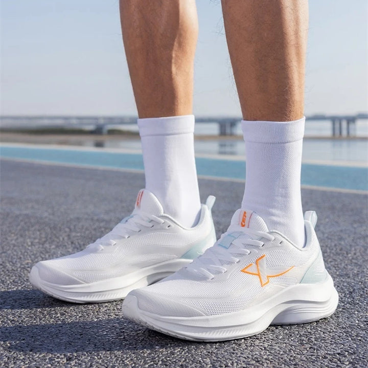 Xtep Running Shoes for Men 2025 Summer Shock-absorbing Non-slip Lightweight Mesh Comfortable Breathable Sport Shoes 875219110015