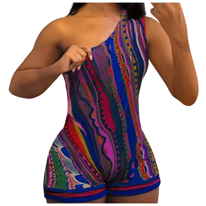 Five-Point Shorts European American Summer Rompers Women Adjustable Strap Padded Workout Shorts Jumpsuits Combinaison Femme