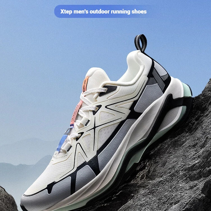 Xtep Steep Mountain Running Shoes For Men 2024 Autumn Comfortable Sports Shoes Cushion Support Breathable Sneakers 876319110007
