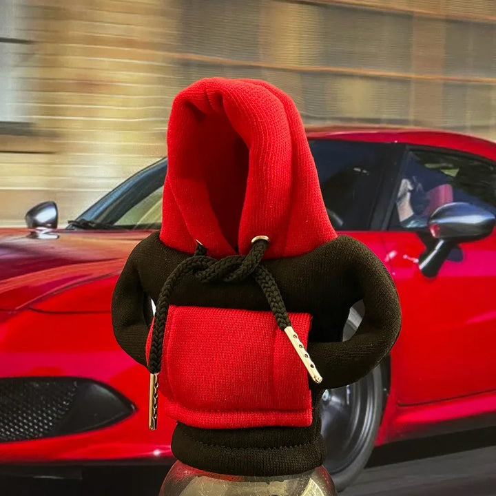 Winter Fashion Hoodie Car Gear Shift Knob Cover Manual Handle Gear Shift Decor Automatic Magical Christmas Interior Accessories