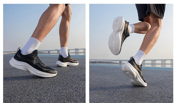 Xtep Running Shoes for Men 2025 Summer Shock-absorbing Non-slip Lightweight Mesh Comfortable Breathable Sport Shoes 875219110015
