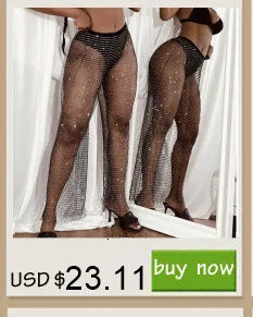 Sexy see through metal sequin summer dress women 2024 backless club birthday party dresses woman mini slip evening dress vestido