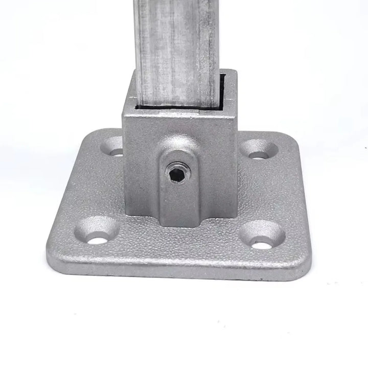 Rack Aluminum Alloy Square Tube Fixed Pipe Clamp Connector Accessories Aluminum Alloy Elbow Three-way Square