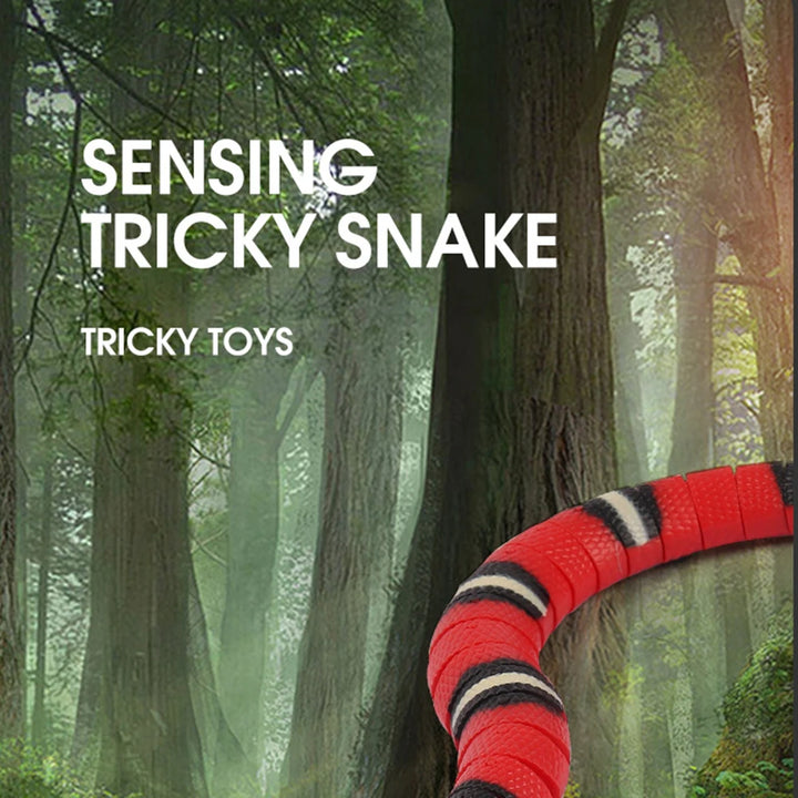 2/1PCS Smart Sensing Cat Toys Interactive Automatic Eletronic Snake Cat Toys Indoor Play Kitten Toy USB Rechargeable Toy for Cat