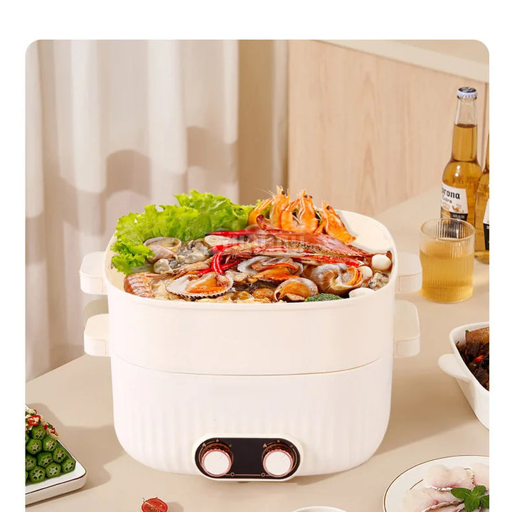 6L Multi Cooker Household Large Capacity Four-Grid Hot Pot Eletrodomesticos Para Cozinha Panelas