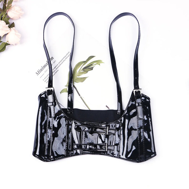 Multiple colour Oversize Female waist Underbust Corset gothic Harness Strap Rubber Girdle Elastic Belt Cummerbund for women Lady