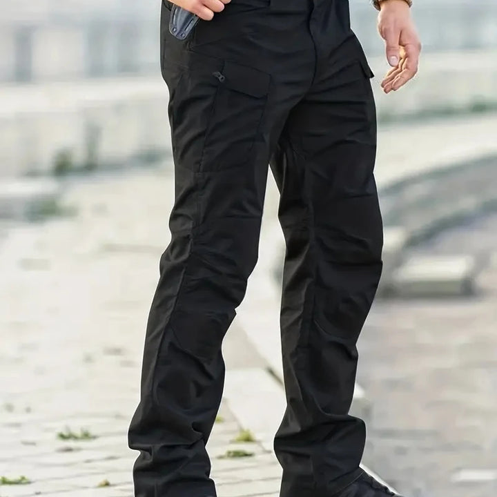 Men's Outdoor Multi Functional Tactical Pants, Multi Pocket Outdoor Hiking Sweatpants, Water-repellent, wear-resistant