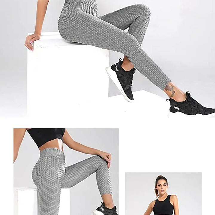 Butt Crack Booty Leggings Women Anti Cellulite Seamless Leggins Push Up High Waist Peach Lift Sports Yoga Pants Fitness Tights