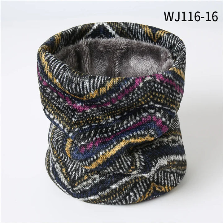 New Women Neck Cover Children Autumn Winter Cold Warm Men Fashion Neckerchief Solid Knitted Scarf Decoration Thickening Fleecing