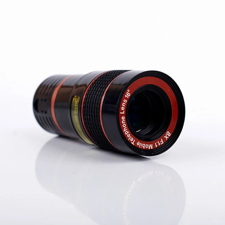8X Long Focus Mobile Phone Lens 8x HD Zoom Monocular Phone Camera Len External Clip Phone Telescope