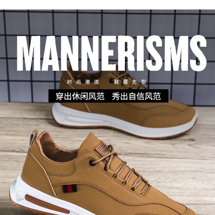 Classics Style Men's Hiking Shoes Lace Up Men Sport Shoes Outdoor Jogging Trekking Male Sneakers 2023 New Trendy Casual Sneakers