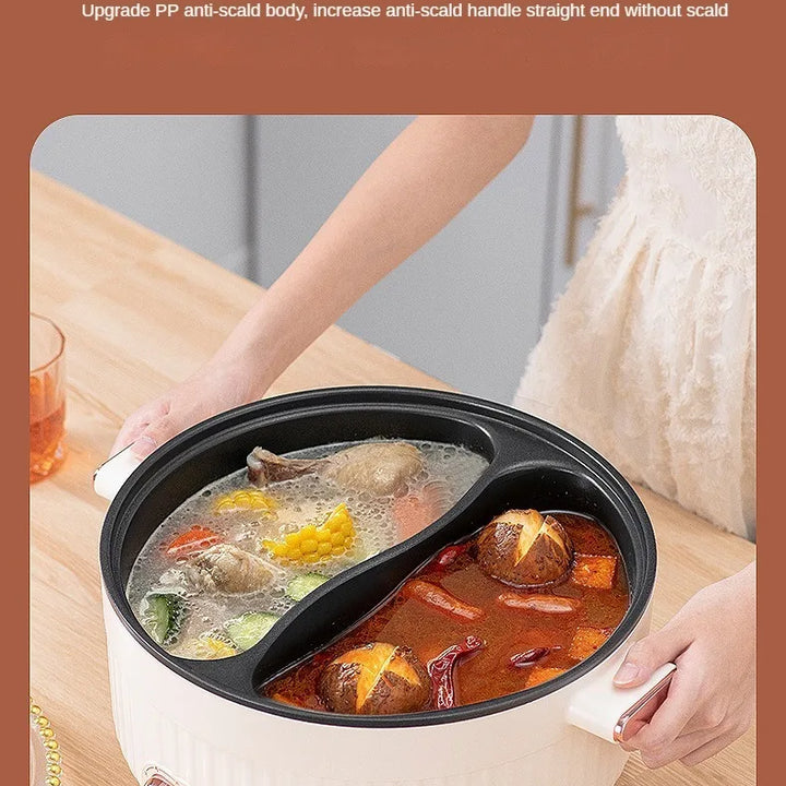 Electric hot pot Household small electric hot pot nonstick electric pot electric hot pot household nonstick pan Electric Cooker