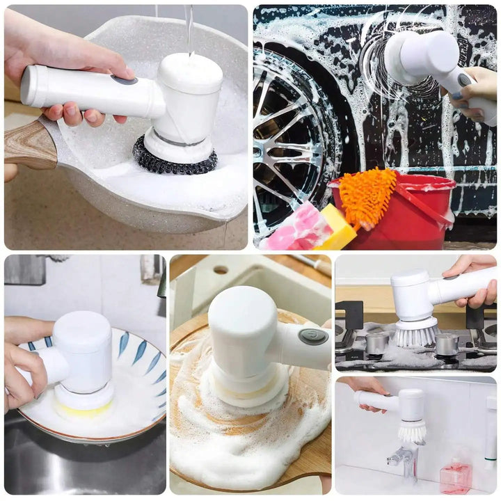 Xiaomi 5 in 1 Electric Cleaning Brush Kitchen Toilet Multi-function Cleaner Electric Shoe Polisher Portable Electric Clean Brush