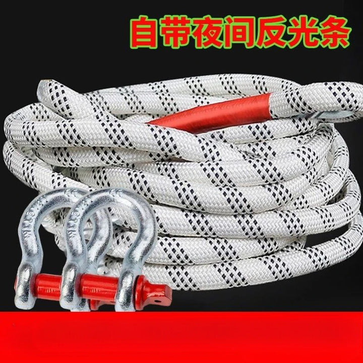 The product can be customized. Car bold durable trailer rope pull rope off-road rescue rope