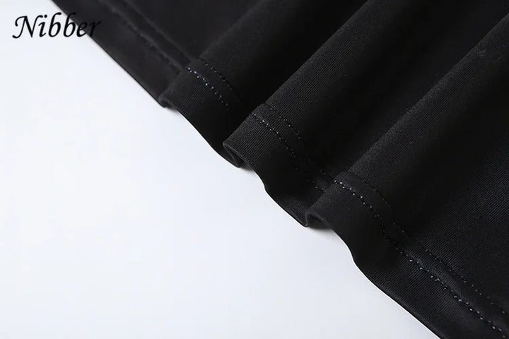 Nibber Women Tracksuit 2 Piece Set Stroke Tight Hipster Letter Print Sporty Casual Crop Tops+Shorts Vitality Matching Outfits