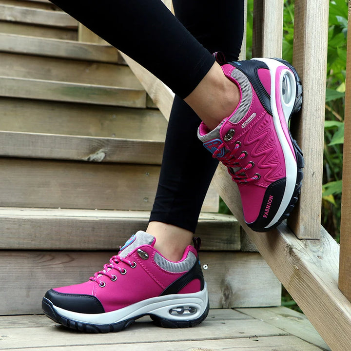 Ladies Sneakers Comfortable Breathable Platform Shoes Fashion Lace Up Female Casual Shoes for Women Outdoor Short Boots