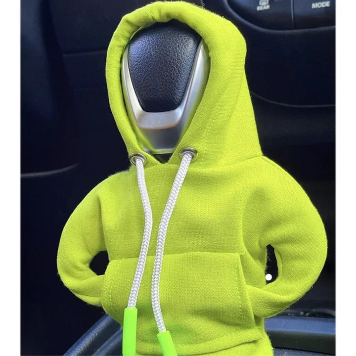 Winter Fashion Hoodie Car Gear Shift Knob Cover Manual Handle Gear Shift Decor Automatic Magical Christmas Interior Accessories