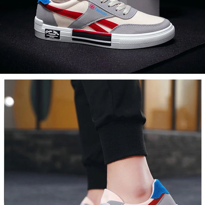 Summer Fashion Men Sneakers Breathable Casual Shoes for Man Flat Casual Sneakers Mens 2024 New Vulcanized Shoes Erkek Ayakkabı