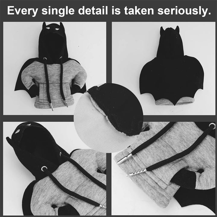 Bat Gear Shift Gearbox Cover Case Man Hooded Change Lever Sweatshirt Gear Shift Knob Cover Hoodie For Car Gear