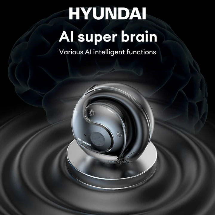 Choice HYUNDAI HY-T26 Pro Wireless Bluetooth 5.4 Earphones Ultra Hardware HIFI Sound quality Headphones 24h Long Battery Life