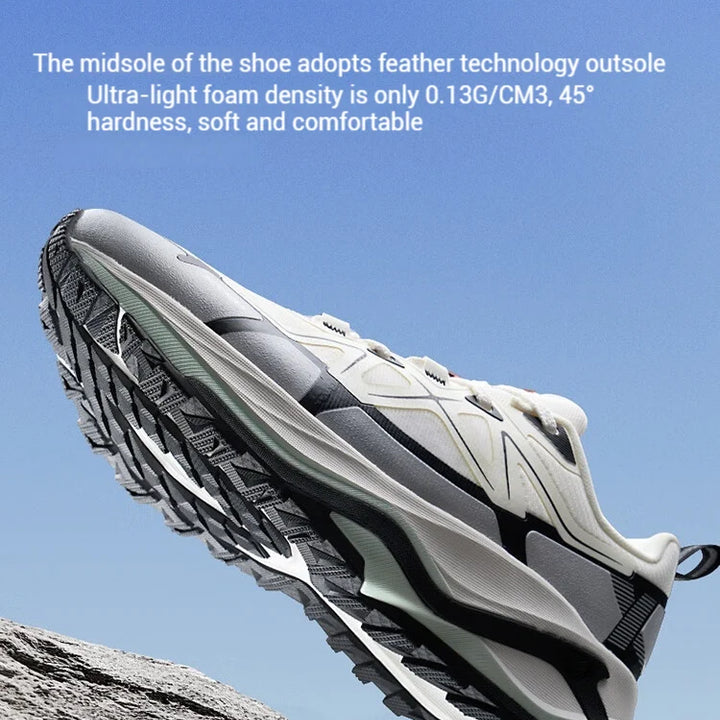 Xtep Steep Mountain Running Shoes For Men 2024 Autumn Comfortable Sports Shoes Cushion Support Breathable Sneakers 876319110007