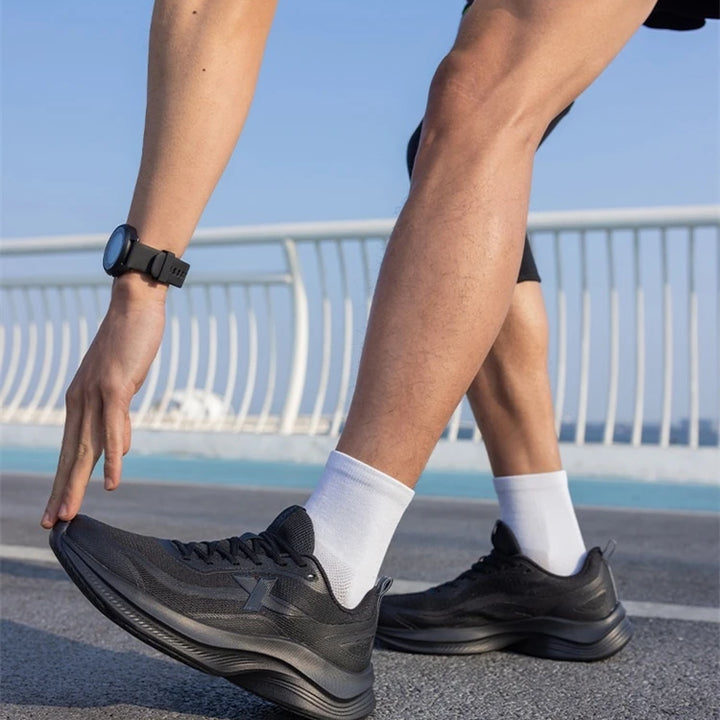 Xtep Running Shoes for Men 2025 Summer Shock-absorbing Non-slip Lightweight Mesh Comfortable Breathable Sport Shoes 875219110015
