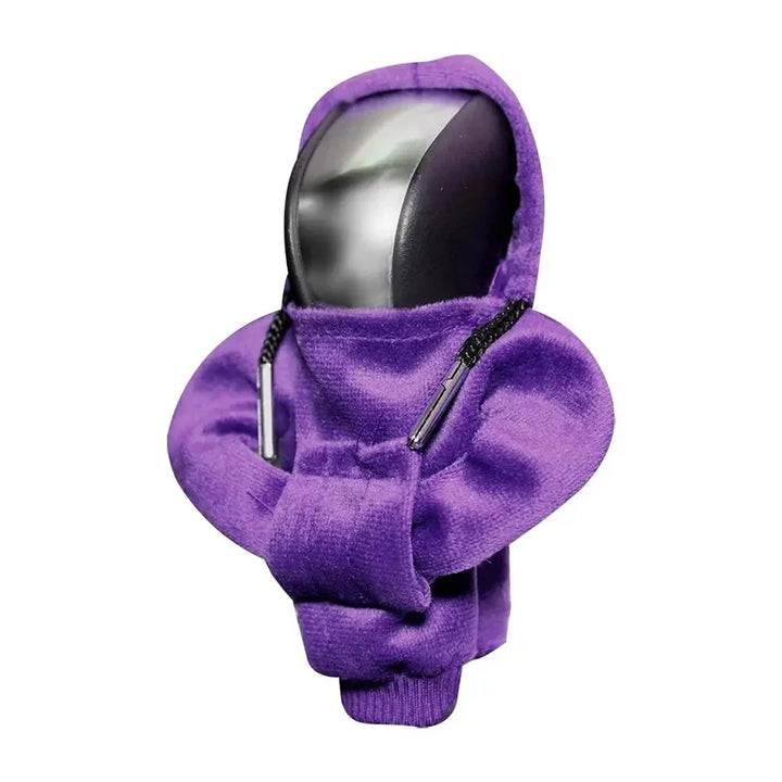 Fashion Hoodie Car Shift Knob Cover Manual Handle Gear Lever Decoration Hoodie Cover Automatic Car Interior Accessories
