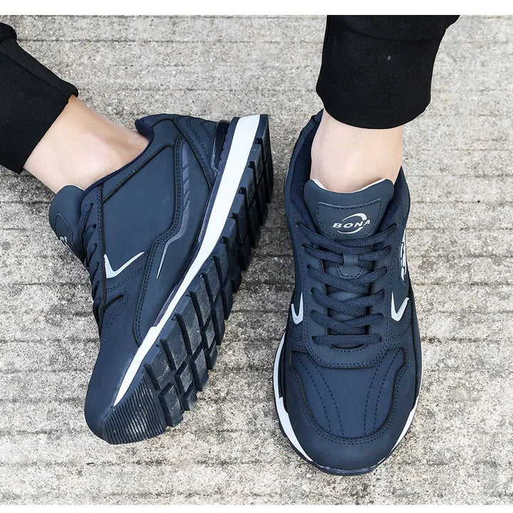 BONA 2023 New Designers  Man Anti-slip Jogging Footwear Trendy Running Shoes Men Outdoor Walking Sport Shoes Man Sneaker