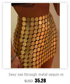 Sexy see through metal sequin summer dress women 2024 backless club birthday party dresses woman mini slip evening dress vestido