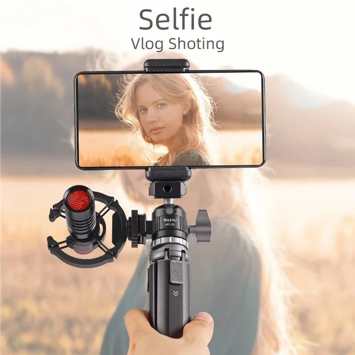 XILETU XTD20 XTD30 Mini Handheld Tripod for Mobile Phone Camera Live Streaming Photography Portable Pocket Holder Accessory