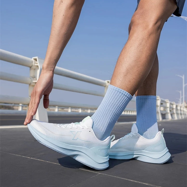 Xtep Running Shoes for Men 2025 Summer Shock-absorbing Non-slip Lightweight Mesh Comfortable Breathable Sport Shoes 875219110015