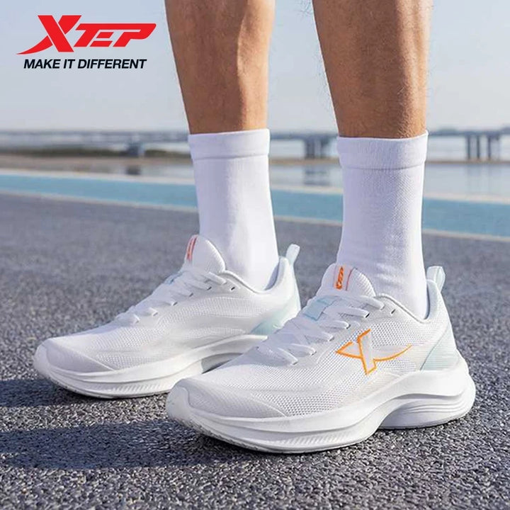 Xtep Running Shoes for Men 2025 Summer Shock-absorbing Non-slip Lightweight Mesh Comfortable Breathable Sport Shoes 875219110015