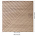 12pcs 50cm 3D wall decor Wood grain slatted wall panel 3D groove texture panel tile living room wall sticker waterproof bathroom