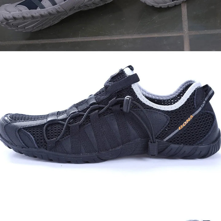 BONA New Popular Style Men Running Shoes Lace Up Athletic Shoes Outdoor Walkng jogging Sneakers Comfortable