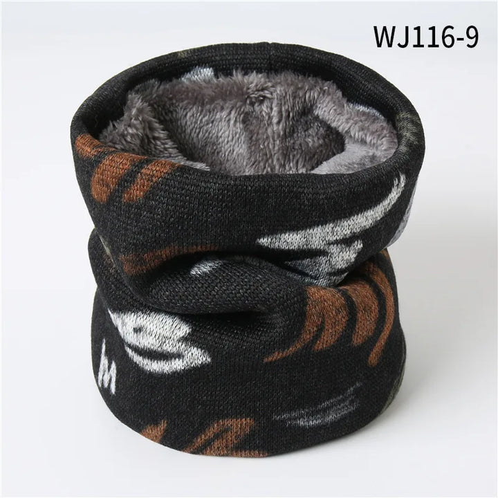 New Women Neck Cover Children Autumn Winter Cold Warm Men Fashion Neckerchief Solid Knitted Scarf Decoration Thickening Fleecing