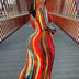 Spring And Summer Dresses For Women Chest Wrap Printed Off Shoulder Bandage Slim Sexy Long Dress 2023 New Fashion party MsChuh