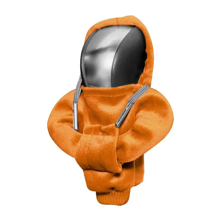 Fashion Hoodie Car Shift Knob Cover Manual Handle Gear Lever Decoration Hoodie Cover Automatic Car Interior Accessories
