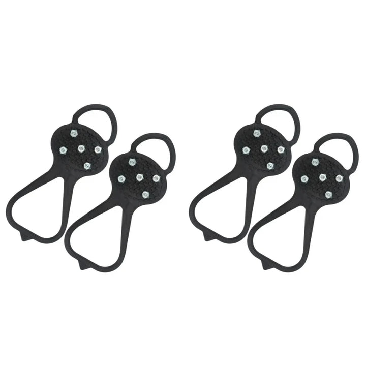 1 Pair 5 Studs Anti-Skid Ice Snow Camping Walking Shoes Winter Safety Boots Universal Professional Climbing Crampons