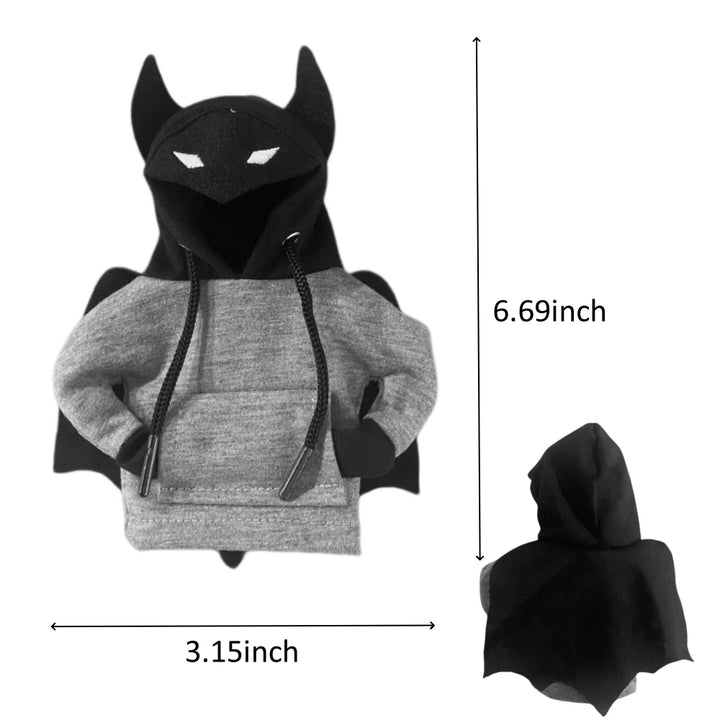 Bat Gear Shift Gearbox Cover Case Man Hooded Change Lever Sweatshirt Gear Shift Knob Cover Hoodie For Car Gear
