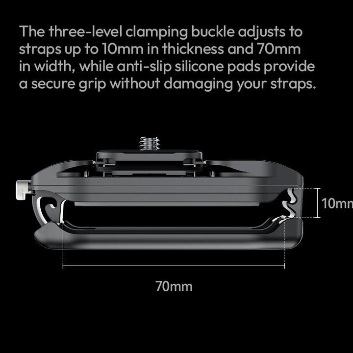 Ulanzi UKA07 Uka Quick-Release Kit for Backpack Hassle-Free Hanging 10KG Load Suit for Arca-Swiss & F38 Quick Release System