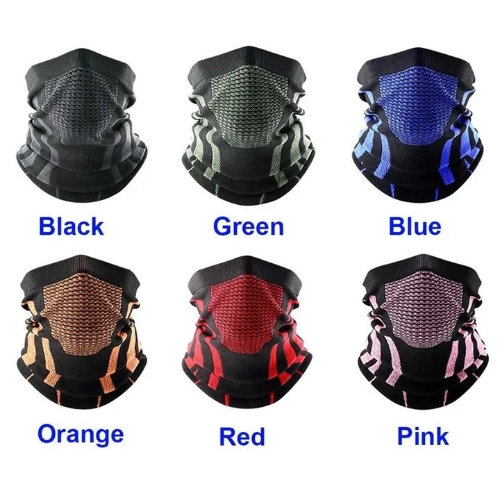 Colors Winter Breathable Comfortable Thermal Knitted Scarf Faces Cover Neck Warmer Bicycle Cycling Ski Tube Scarf Hiking Masks