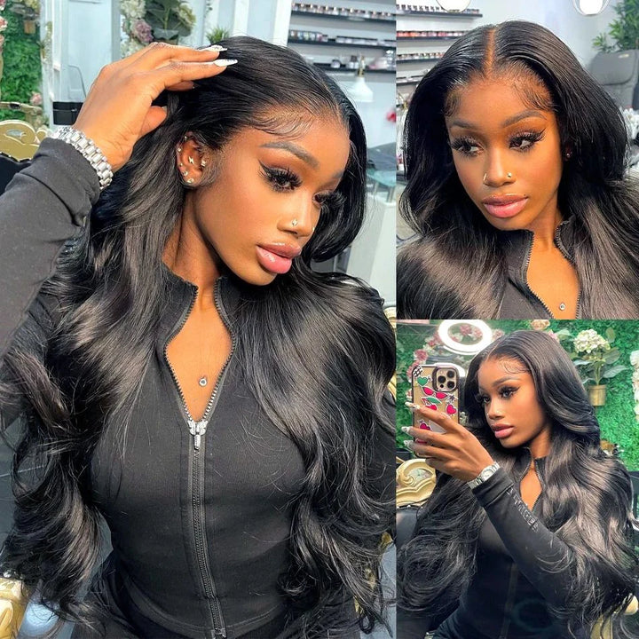Brazilian 13x4 Hd Lace Frontal Human Hair Wigs For Women 30 40 Inch 200 Density 13x6 Body Wave Lace Frontal Human Hair Wig