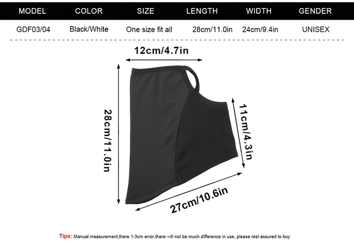 Winter Bandana Face Scarf Mask Warmer Neck Gaiter Sport Hanging Ear Snowboard Ski Neckerchief Windproof Thermal Half Face Cover