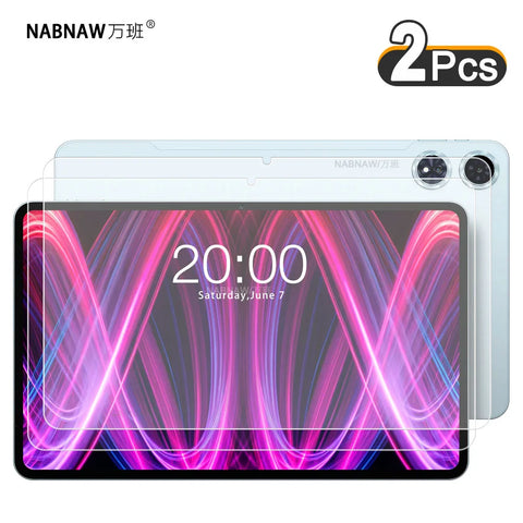 2 Pieces Clear Hard Film HD Screen Protector Scratch Proof Tempered Glass For Teclast T60 Plus 12