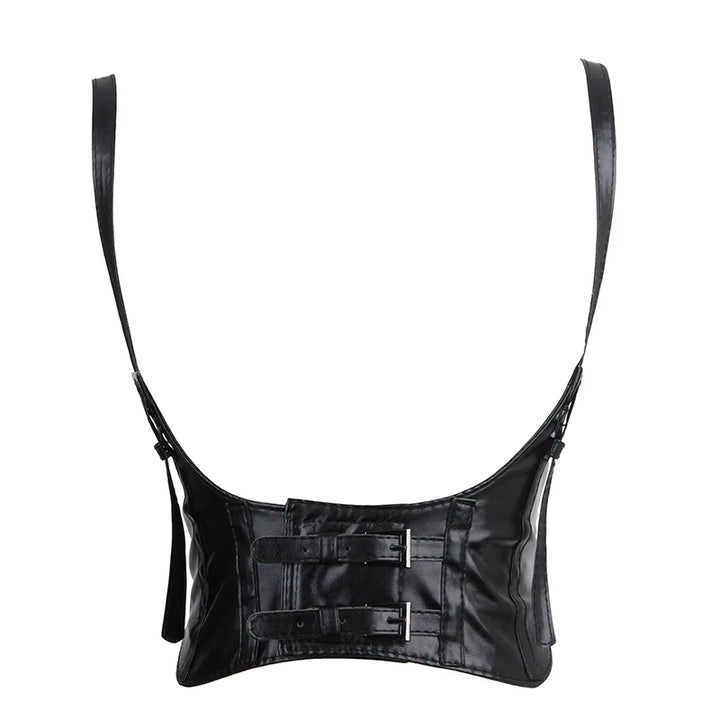 Multiple colour Oversize Female waist Underbust Corset gothic Harness Strap Rubber Girdle Elastic Belt Cummerbund for women Lady