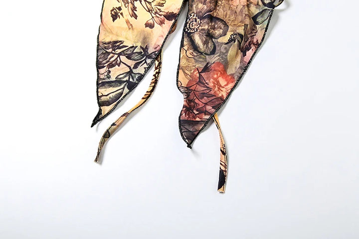 Sisterlinda Y2K Print Sexy 2 Piece Set Trend Coquette High Street Halter Crop Tanks+Matchig Skirts Mujer Attractive Party Suits