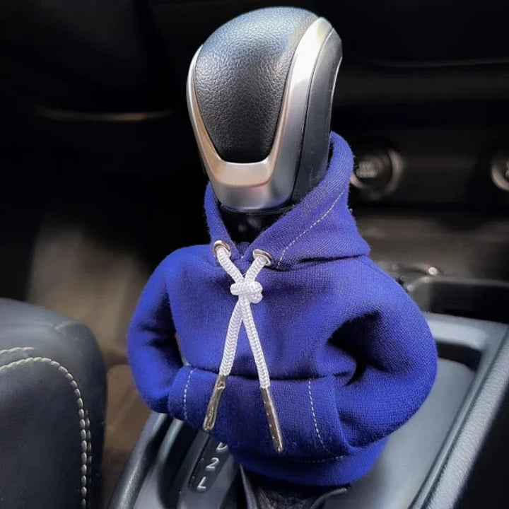 Winter Fashion Hoodie Car Gear Shift Knob Cover Manual Handle Gear Shift Decor Automatic Magical Christmas Interior Accessories