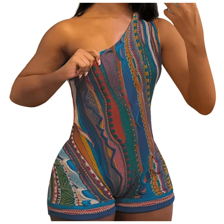 Five-Point Shorts European American Summer Rompers Women Adjustable Strap Padded Workout Shorts Jumpsuits Combinaison Femme